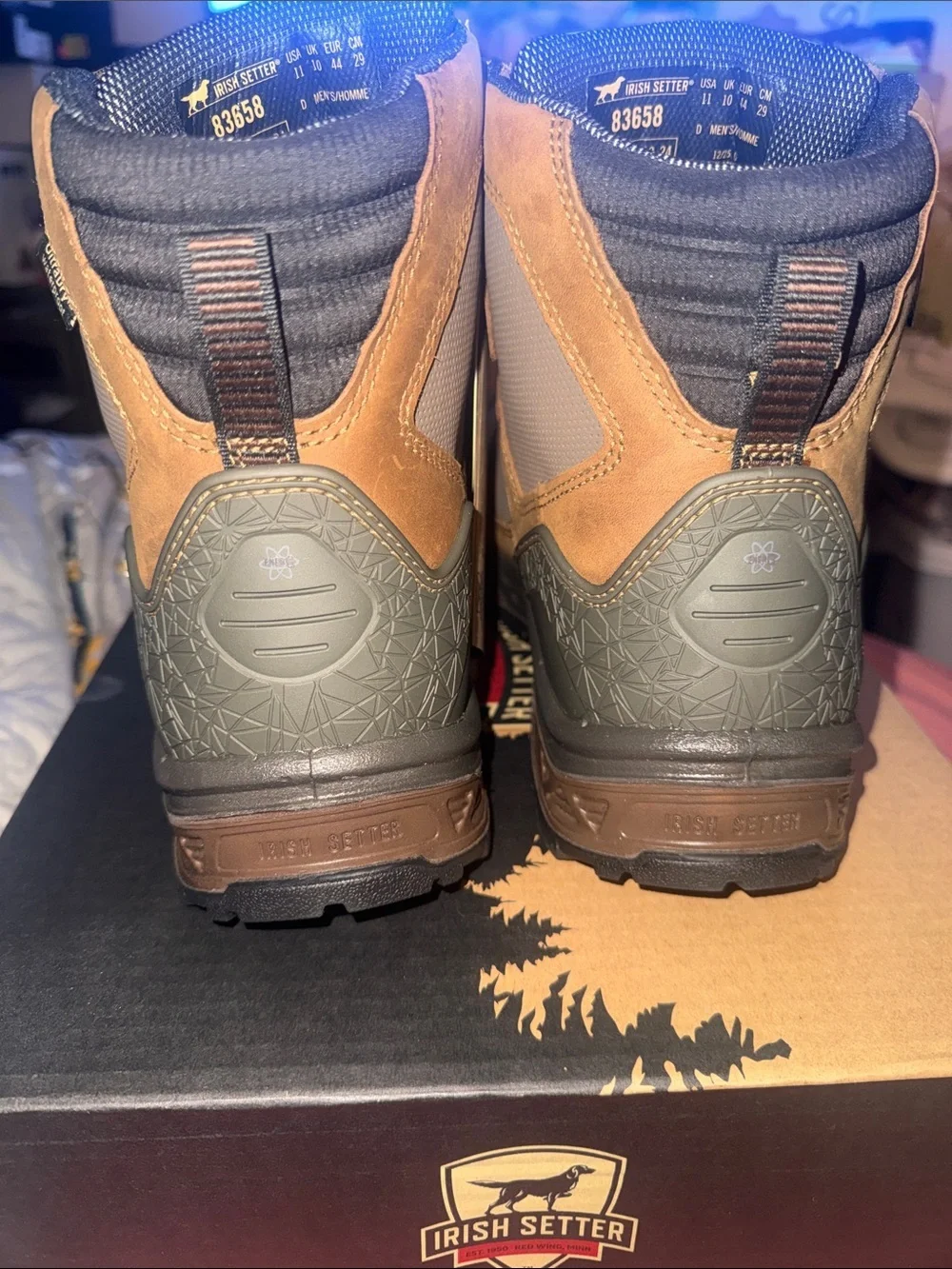 Red Wing Shoes Tan and Gray BOA Work Boots